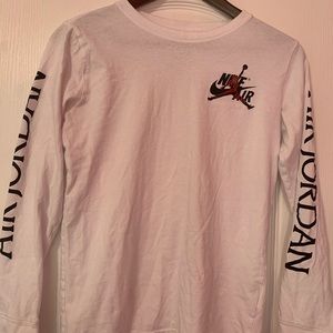 Jordan’s long sleeved shirt